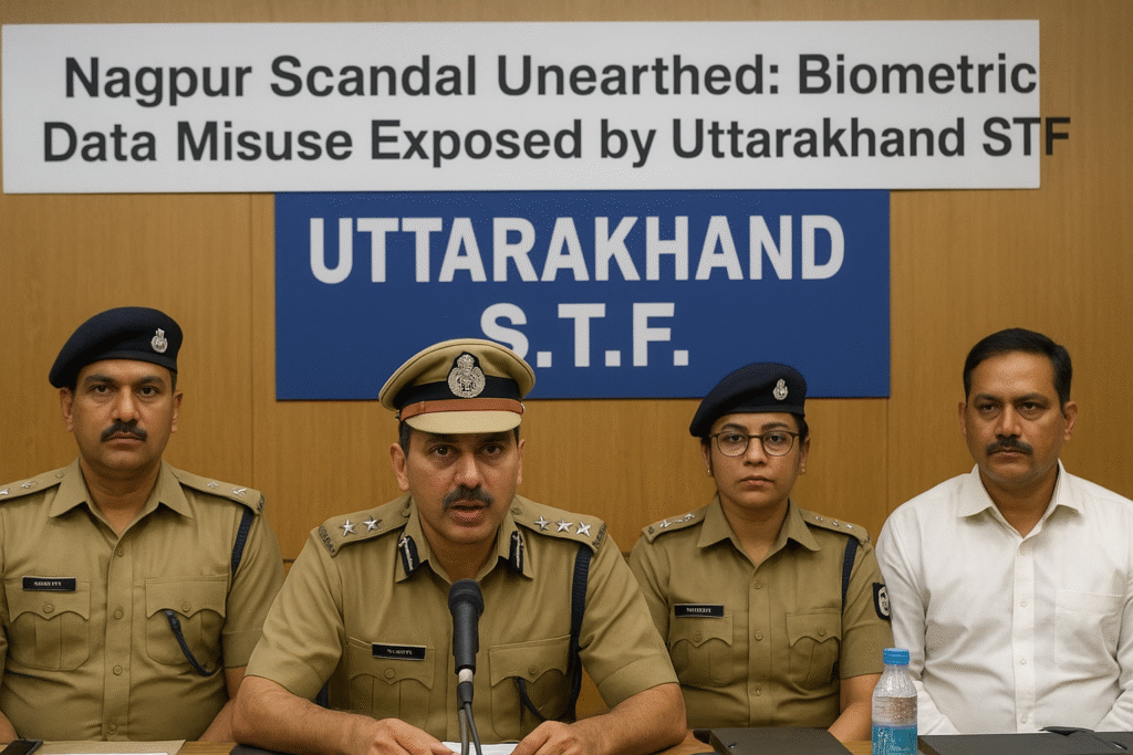 Nagpur Scandal Unearthed: Biometric Data Misuse Exposed by Uttarakhand STF